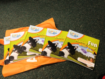 This book talks to kids about caring for their dog