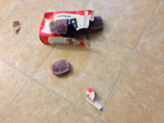 Fortunately, it appears they stole only one. 011