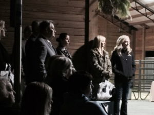 Florida State Senator Don Gaetz (standing left) was in attendance. 