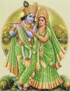 God krishna with Radha